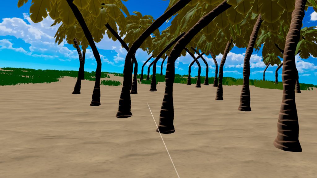 virtual reality environment for testing psychological restorativeness