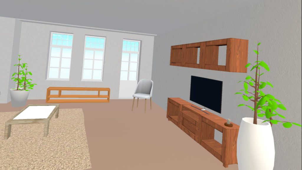 virtual reality environment for testing gender identity with virtual embodiment