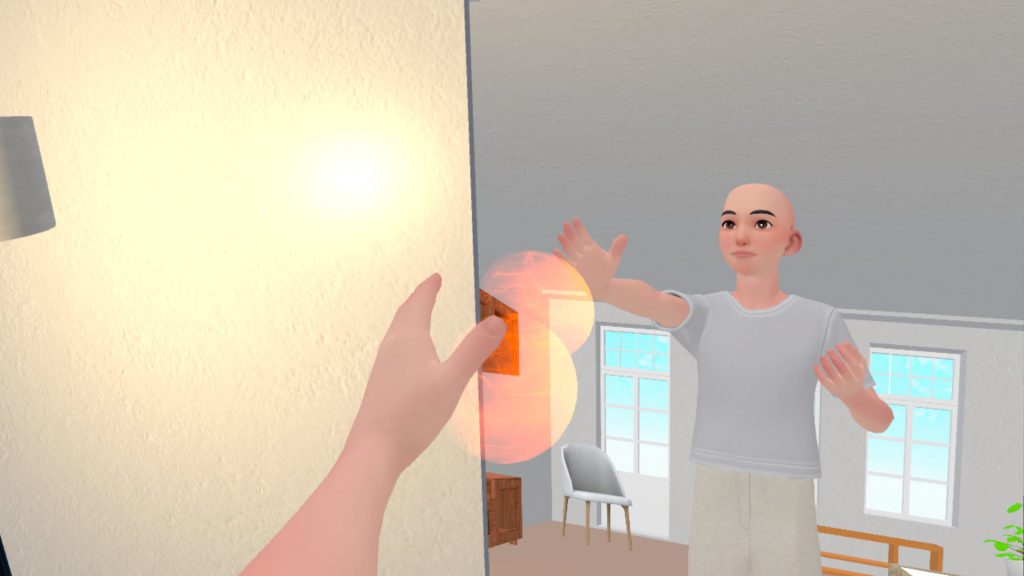 virtual reality environment for testing gender identity