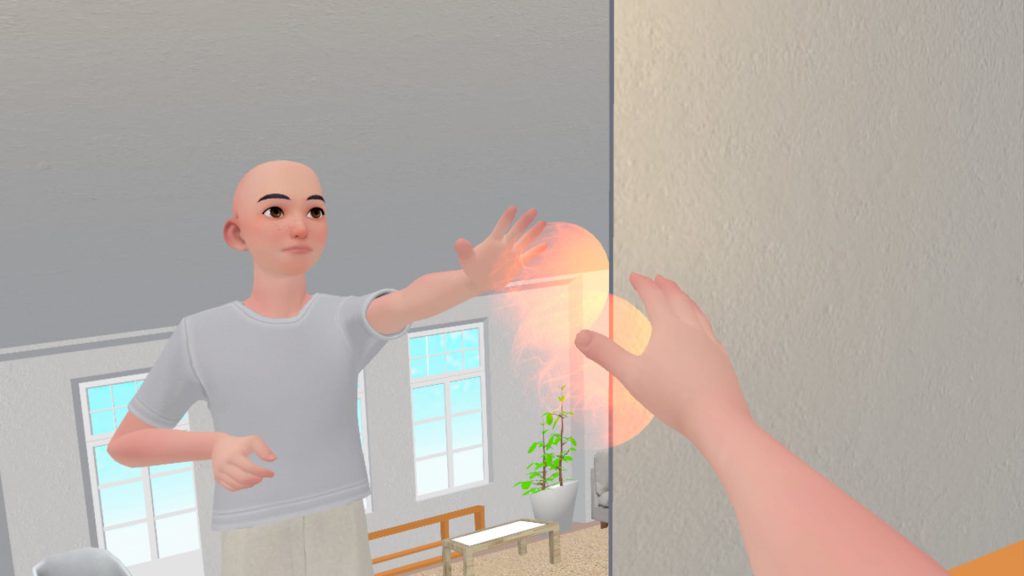 virtual reality environment for testing gender identity