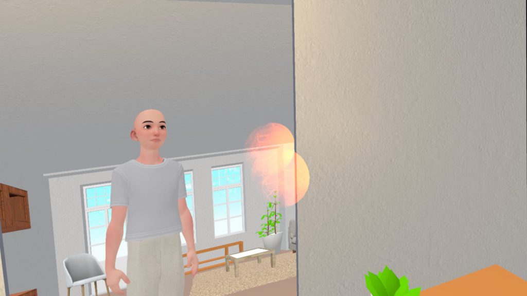 virtual reality environment for testing gender identity