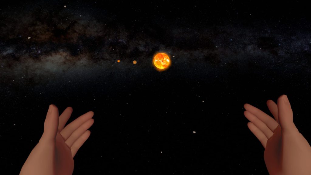 virtual reality environment for awe emotion social psychology