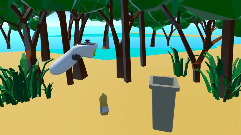 virtual reality simulation for waste sorting climate change environmental psychology