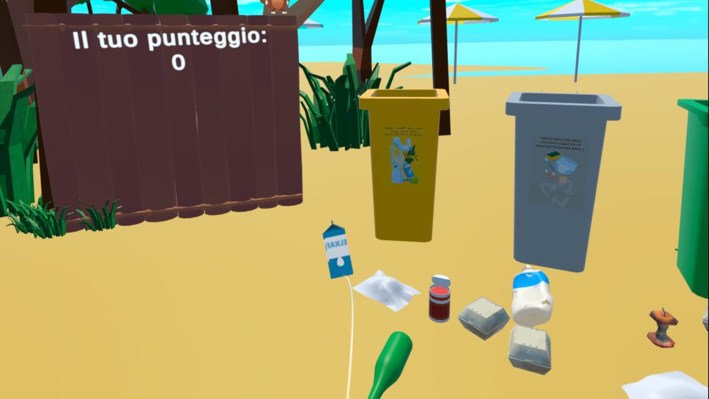 virtual reality simulation for waste sorting climate change environmental psychology